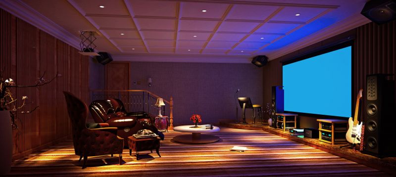 Theater Room Installation in Orem, UT